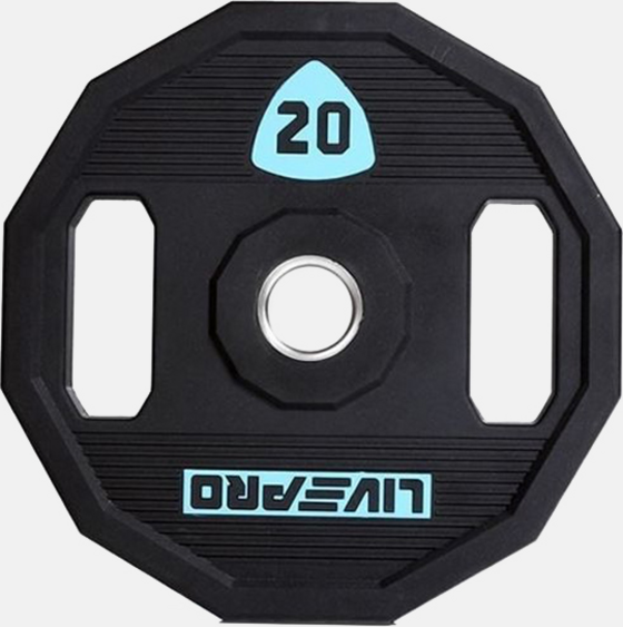 
LIVEPRO, 
Urethane Hex Training Plate 20kg, 
Detail 1
