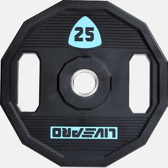 
LIVEPRO, 
Urethane Hex Training Plate 25kg, 
Detail 1
