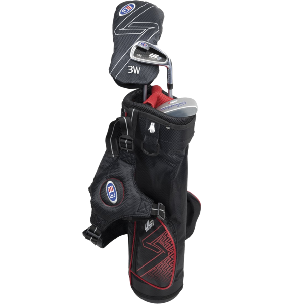 944728101101 US KIDS Us Kids Ul7 39 3 Club Carry Set, All Graphite, Black/red Bag  Standard Detail