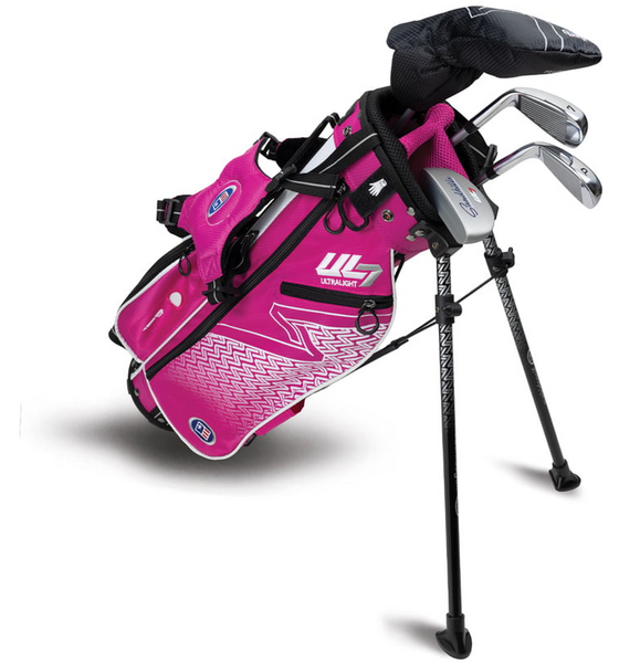 
US KIDS, 
Us Kids Ul7 45 4 Club Stand Set, All Graphite, Pink/white Bag, 
Detail 1
