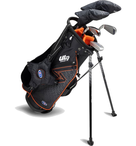
US KIDS, 
Us Kids Ul7 51 5 Club Stand Set, All Graphite, Black/orange Bag, 
Detail 1
