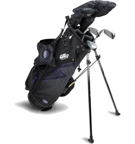 
US KIDS, 
Us Kids Ul7 54 5 Club Stand Set, All Graphite, Black/purple Bag, 
Detail 1
