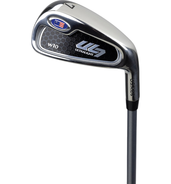 
US KIDS, 
Us Kids Ul7 63 7 Iron, Graphite Shaft, 
Detail 1
