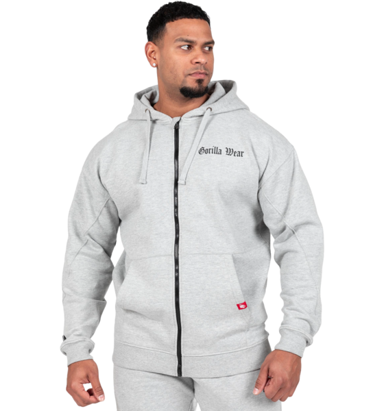 
GORILLA WEAR, 
Utah Zipped Hoodie, 
Detail 1
