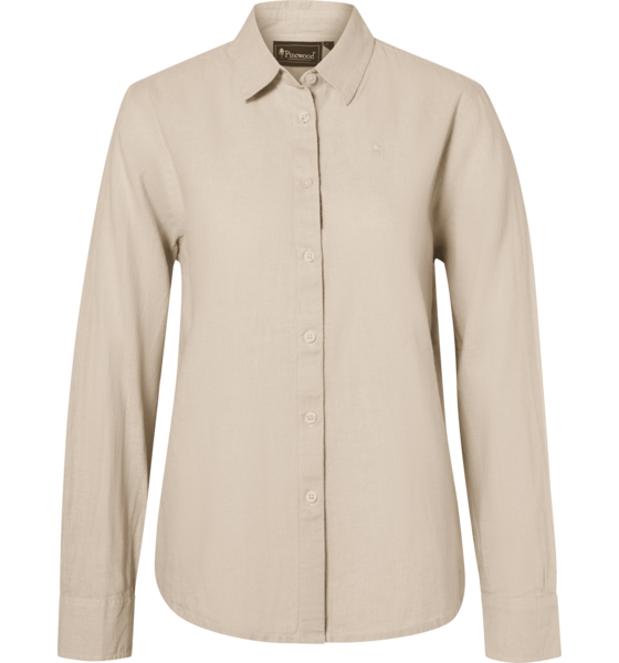 
PINEWOOD, 
V&auml;rnamo Insectsafe Hemp Mix L/s Shirt W's, 
Detail 1
