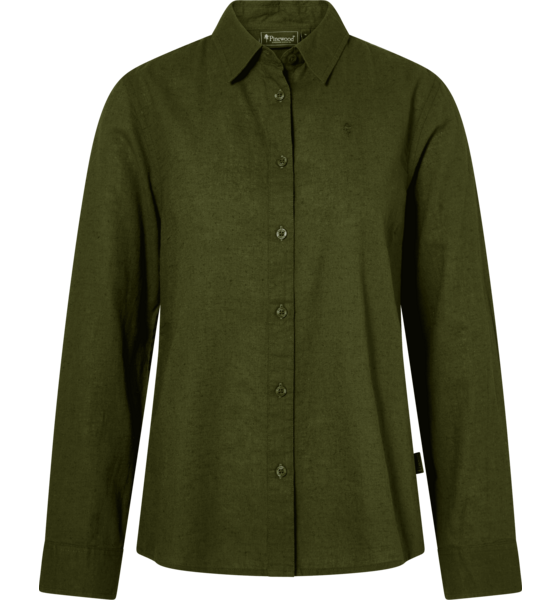 
PINEWOOD, 
V&auml;rnamo Insectsafe Hemp Mix L/s Shirt W's, 
Detail 1
