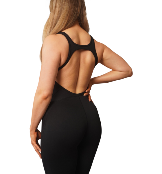 
GTECH, 
Valiant Hollow Out Flared Jumpsuit, 
Detail 4
