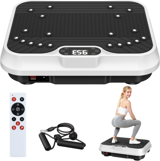 
HOMEFITNESSCODE, 
Vibrationsplatta F1 Med 250 Niv&aring;er &ndash; Kompakt Helkroppstr&auml;ning Hemma, 
Detail 1
