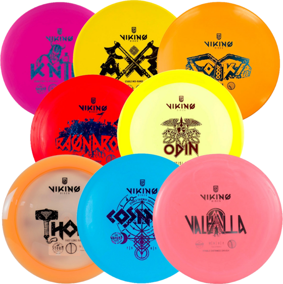 
VIKING DISCS, 
Viking Discs Challenger 8-disc Set, 
Detail 1
