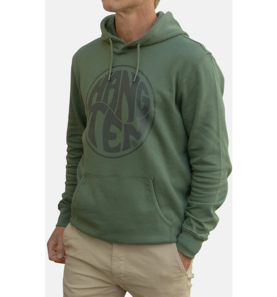 954954101101 HANG TEN Vintage Logo Organic Cotton Hoodie  Standard Detail