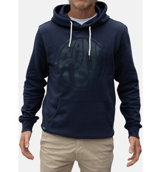 954966101101 HANG TEN Vintage Logo Organic Cotton Hoodie  Model01 Detail