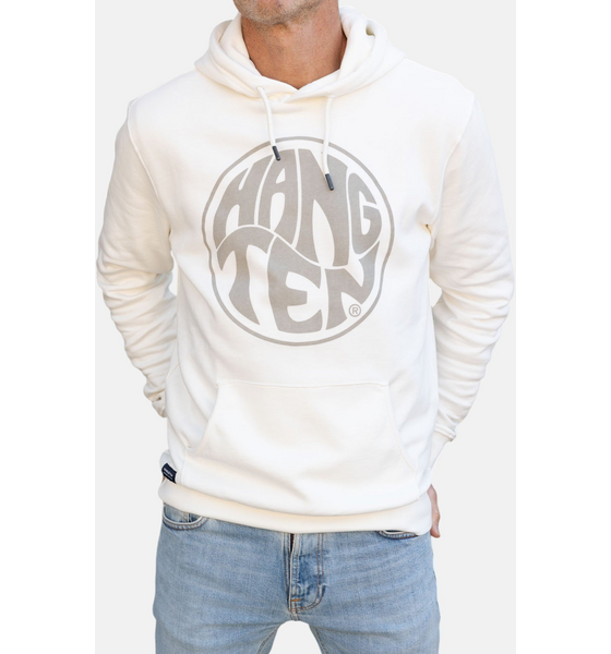 954958101101 HANG TEN Vintage Logo Organic Cotton Hoodie  Standard Detail
