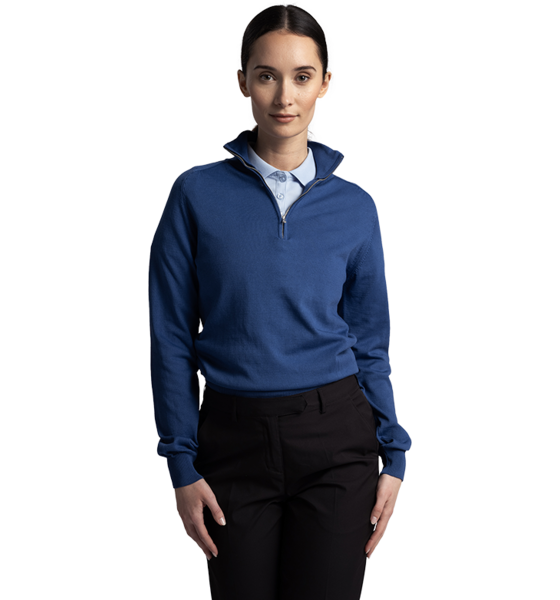 948949102101 CROSS SPORTSWEAR W Greta 1/2 Zip  Model01 Detail
