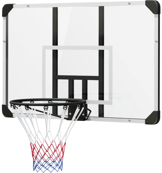 
NORTHIX, 
Wall-mounted Basketball Hoop With Basketball Board And Net 113 X 61 X 73 Cm Made Of Steel For Outdoo, 
Detail 1
