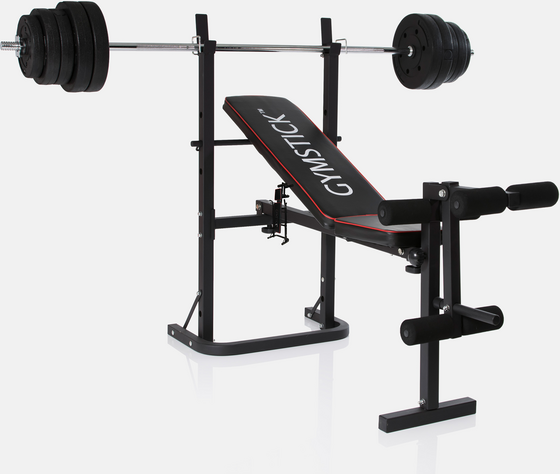 
GYMSTICK, 
Weight Bench With 40kg Set, 
Detail 1
