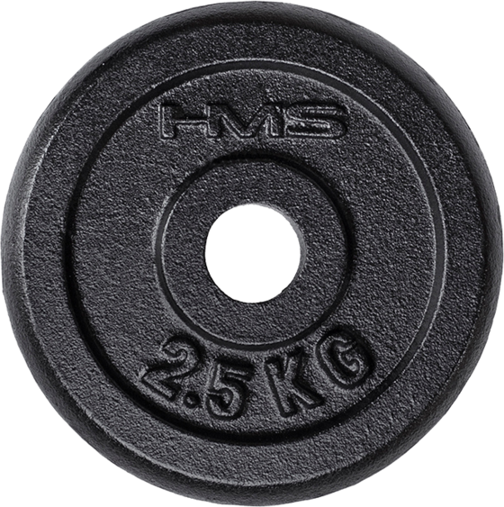 
NORTHIX, 
Weight Plate 2.5 Kg, Black, Cast Iron, 
Detail 1
