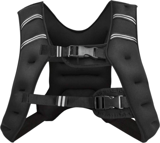 
NORTHIX, 
Weighted Vest 15kg, Adjustable Straps, Reflective Strips, 
Detail 1
