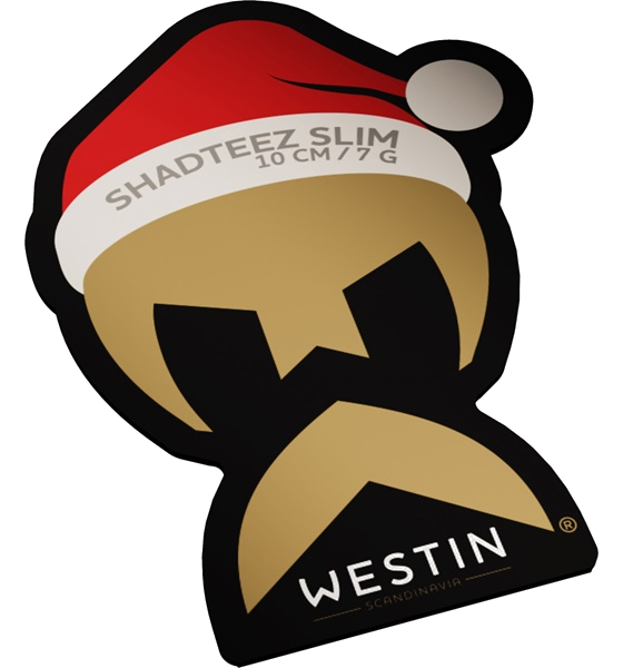 954567101101 WESTIN Westin 2025 Shadteez Slim R 'n R 10cm 7g #4/0 Christmas Edition  Standard Detail
