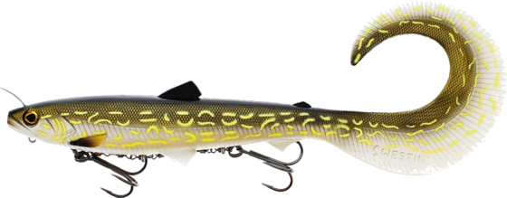 
WESTIN, 
Westin Bullteez Curltail Inline 33cm 230g Sinking Natural Pike 1pcs, 
Detail 1
