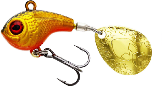 
WESTIN, 
Westin Dropbite Spin Tail Jig 3,7cm 22g Gold Rush, 
Detail 1
