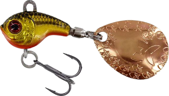 
WESTIN, 
Westin Dropbite Tungsten Spin Tail Jig 2cm 13g Gold Rush, 
Detail 1
