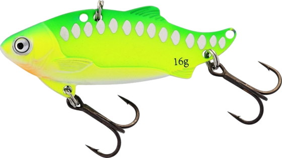 
WESTIN, 
Westin Ricky The Roach Tungsten Vibration Bait 4,5cm 9g Sinking Chartreuse Scale, 
Detail 1
