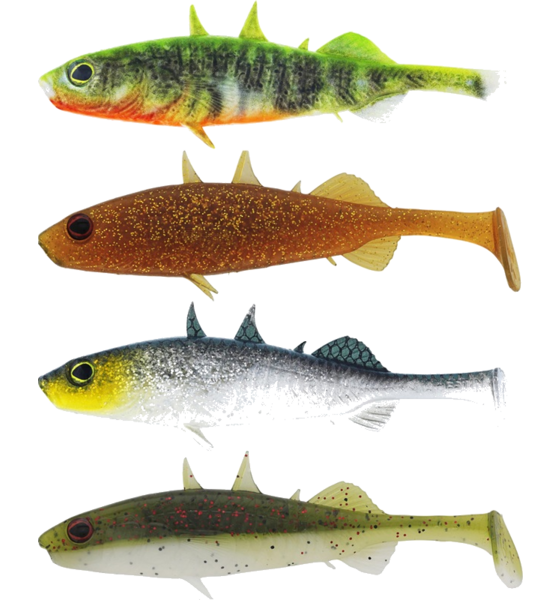 
WESTIN, 
Westin Stanley The Stickleback Shadtail 5,5cm 1,5g Dark Water Mix 9 4pcs, 
Detail 1
