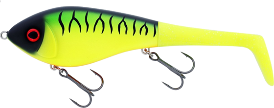 954004101101 WESTIN Westin Swim Tail 12cm 62g Suspending Firetiger 1 Body 2 Tails  Standard Detail