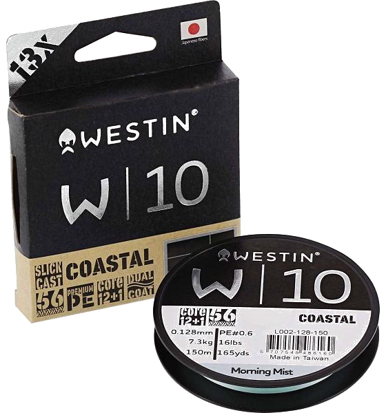
WESTIN, 
Westin W10 13 Braid Coastal Morning Mist 0.10mm 150m 6.0kg, 
Detail 1
