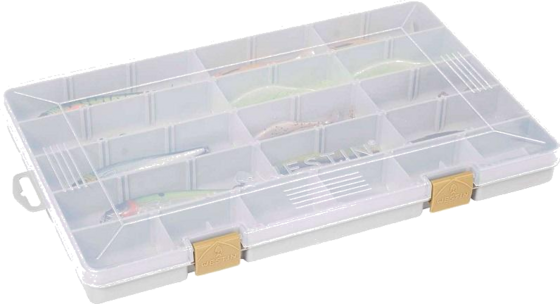 
WESTIN, 
Westin W3 Tackle Box 35,5x22,5x3,5cm Grey/clear, 
Detail 1
