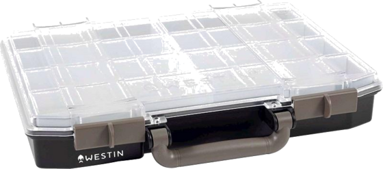 
WESTIN, 
Westin W6 Lure Vault 57x337x278 Incl. 10 Inserts Black/clear, 
Detail 1
