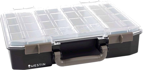 
WESTIN, 
Westin W6 Lure Vault 79x337x278 Incl. 4 Inserts Black/clear, 
Detail 1
