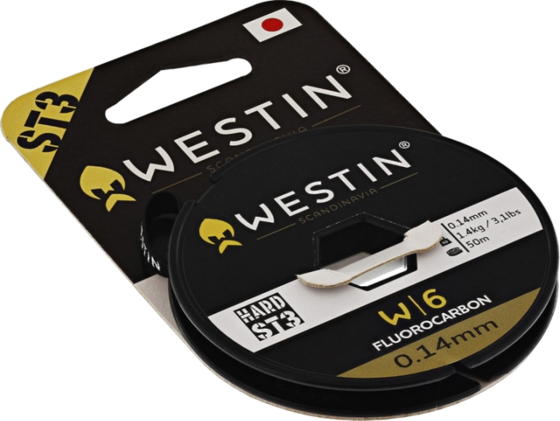
WESTIN, 
Westin W6 St3 Hard Fluorocarbon 30m 0,38mm 9,3kg Clear, 
Detail 1
