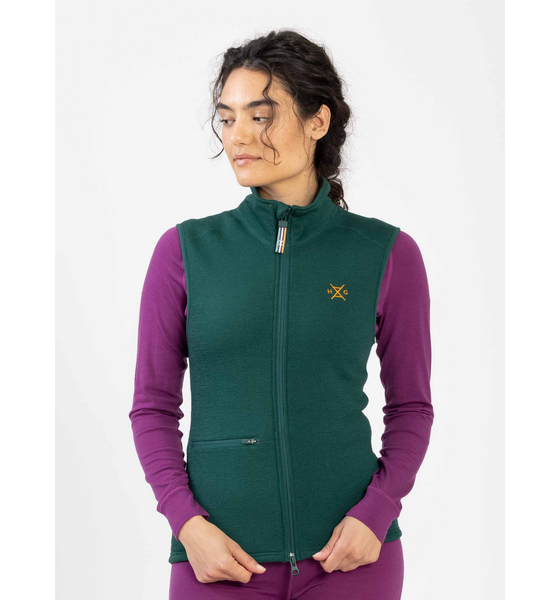 936798101103 ULLMAX Whistler Woolterry Vest W  Model01 Detail