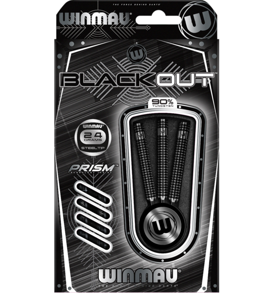 
WINMAU, 
Winmau Blackout Steel Tip Darts 24gr, 
Detail 1
