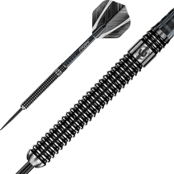 WINMAU, Winmau Blackout Steel Tip Darts 24gr