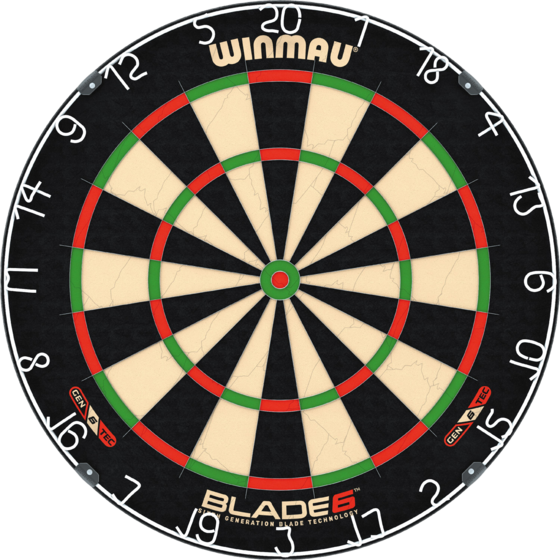 
WINMAU, 
Winmau Blade 6 Dartboard, 
Detail 1
