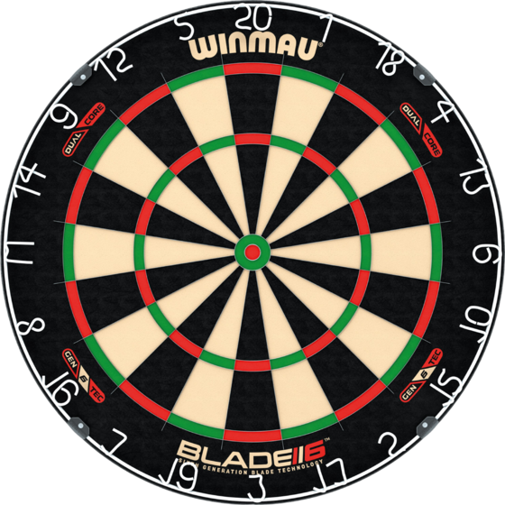 
WINMAU, 
Winmau Blade 6 Dual Core Dartboard, 
Detail 1
