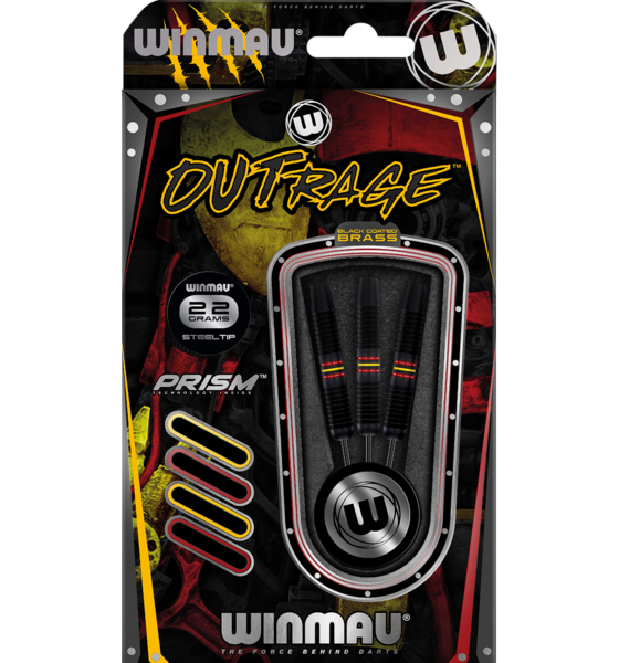 
WINMAU, 
Winmau Outrage Brass Steeltip Darts, 
Detail 1
