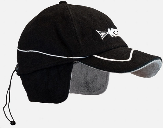 
KOSA, 
Winter Cap With Earflaps Black (junior), 
Detail 1
