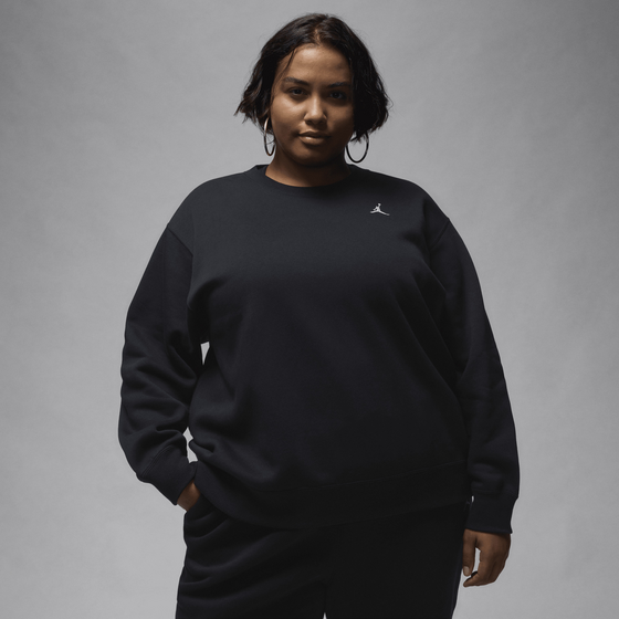 935919101101 JORDAN Women's Crew-neck Sweatshirt Jordan Brooklyn Fleece  Model01 Detail
