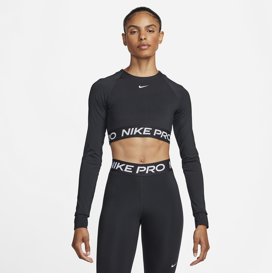 
NIKE, 
Women's Dri-fit Cropped Long-sleeve Top Pro, 
Detail 1
