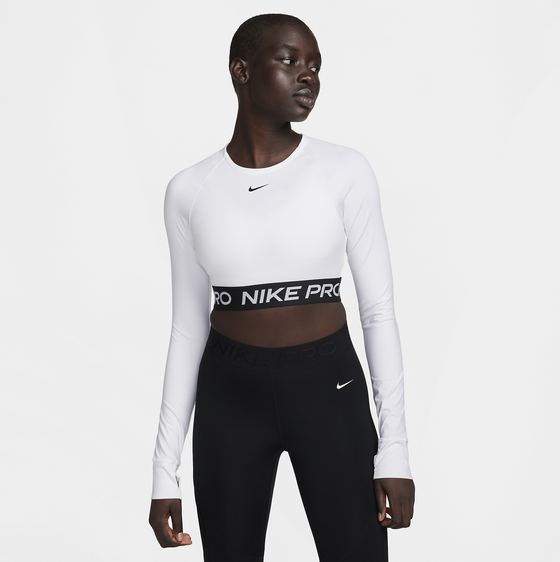 
NIKE, 
Women's Dri-fit Cropped Long-sleeve Top Pro, 
Detail 1
