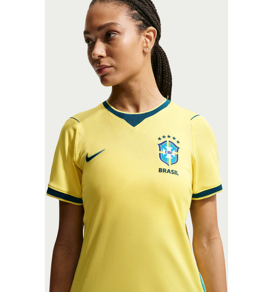 
NIKE, 
Women's Dri-fit Football Replica Shirt Brazil 2026 Stadium Home, 
Detail 1
