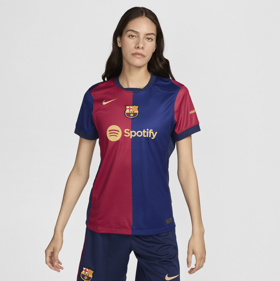 NIKE, Women's Dri-fit Football Replica Shirt F.c. Barcelona 2024/25 Stadium Home