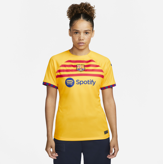 NIKE, Women's Dri-fit Football Shirt F.c. Barcelona 2023/24 Stadium Fourth