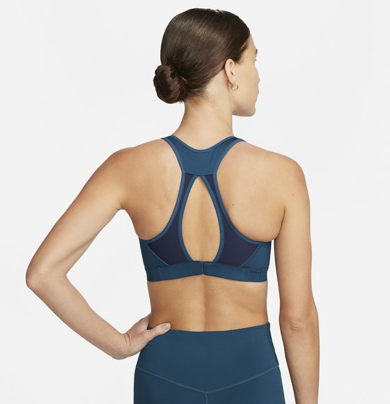 NIKE, Women's High-support Non-padded Adjustable Sports Bra Swoosh