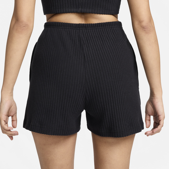 NIKE, Women's High-waisted Slim 8cm (approx.) Ribbed Shorts Sportswear Chill Knit