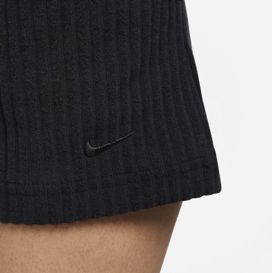 NIKE, Women's High-waisted Slim 8cm (approx.) Ribbed Shorts Sportswear Chill Knit