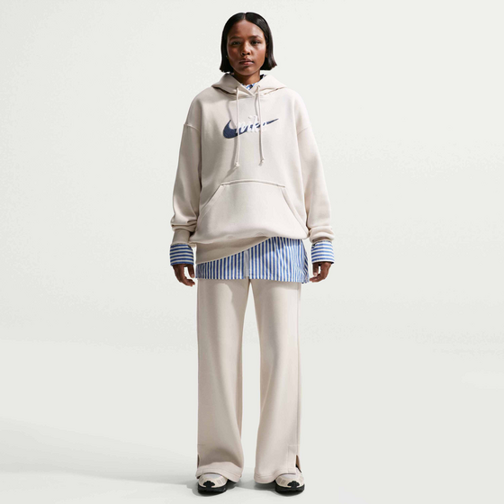 
NIKE, 
Women's High-waisted Wide-leg Logo Trousers Sportswear Phoenix Fleece, 
Detail 1
